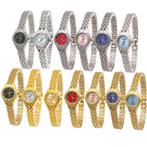 Watch Golden Small Dial Quartz leisure Watch Popular Wristwatch-JW01084-Veeddydropshipping