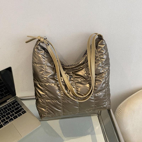 Shoulder Bag Large Capacity Casual Tote Bags Soft Handbags-BS00144-Veeddydropshipping