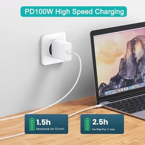 5A 80W Fast Charging Data Line Double Head Type C to Type C Cable Data Cable-PA00449-Veeddydropshipping