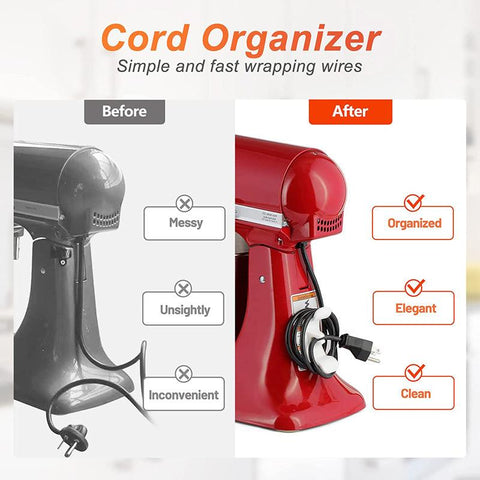 CellPhone Storage Cord Wrapper Cable Wire Cord Organizer Air Fryer Coffee Machine-PA00938-Veeddydropshipping