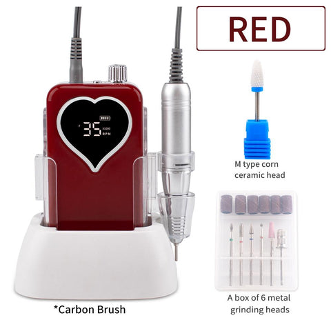 Rechargeable Desktop Base Manicure Electric Machine Nail File-BH01021-Veeddydropshipping