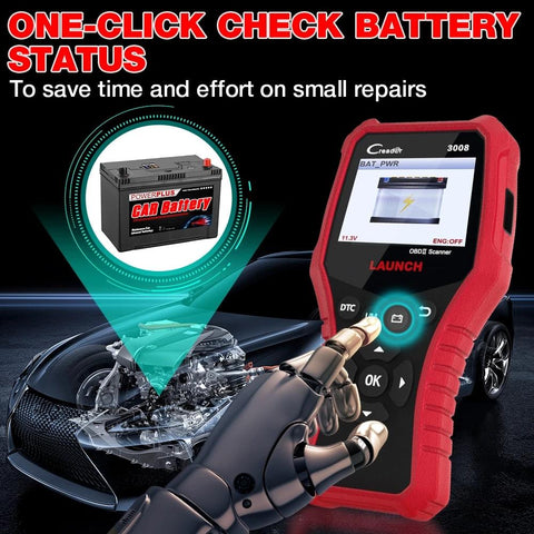 LAUNCH X431 Full OBD2 Scanner CR3008 Car Diagnostic Tool Check Engine-AM00273-Veeddydropshipping