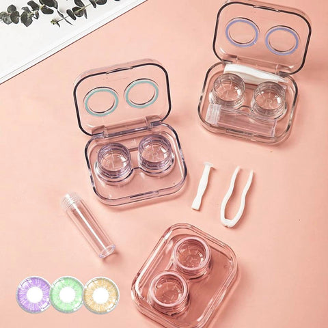 Contact Lenses Case with Wearing Tools Lens Box-BH00827-Veeddydropshipping