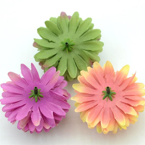 Silk Artificial Flower Head Hydrangea Wedding Decoration-HA00744-Veeddydropshipping