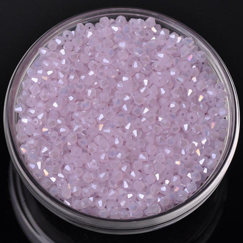 Plated Faceted Crystal Glass Loose Beads Colors For Jewelry DIY-JW01544-Veeddydropshipping