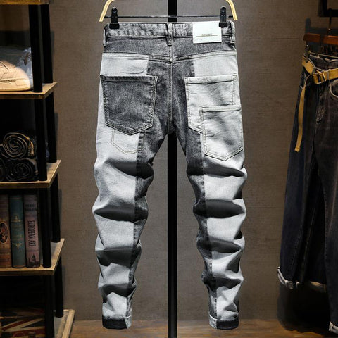 Fashion Bear Cartoon Graphical Polished Denim Cargo Kpop-MF00479-Veeddydropshipping