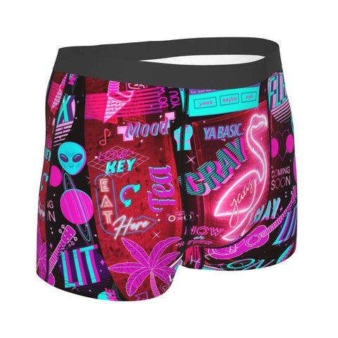 Vaporwave Men Underwear Boxer Briefs Shorts Panties Sexy-MF01469-Veeddydropshipping