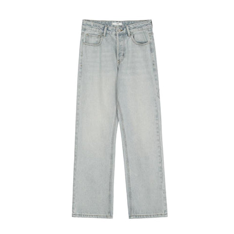 Funny Cartoon Palm Print Jeans Distressed Washed-MF00579-Veeddydropshipping