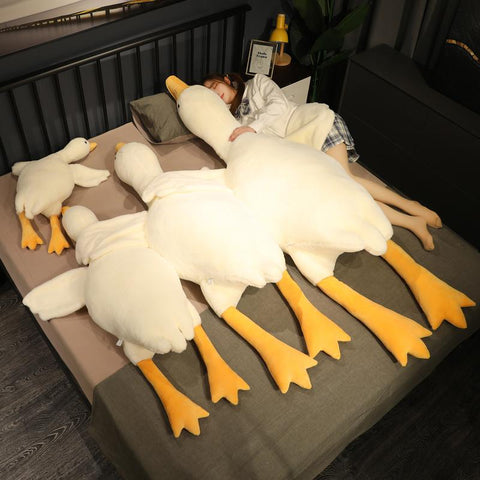 50-190cm Big White Goose Plush Toy Giant Duck Doll Soft-TB01552-Veeddydropshipping