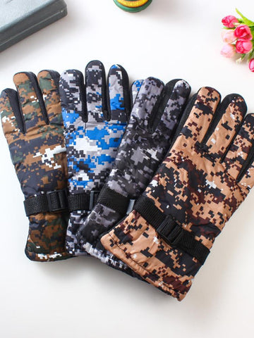 Adult Cycling Ski Outdoor Sports Gloves Plush Thickened-OS01501-Veeddydropshipping