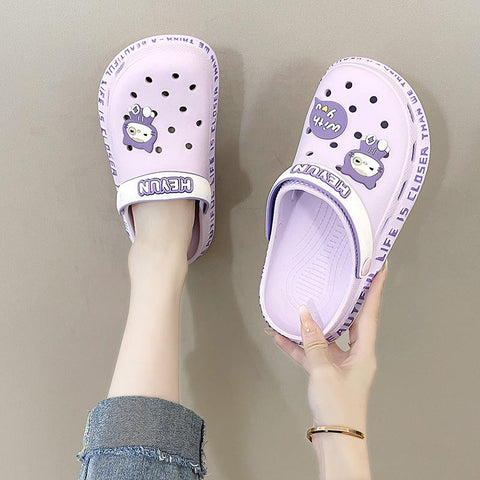 Slippers Thick Bottomed Beach Shoes Breathable-BS01198-Veeddydropshipping