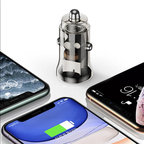 65W Car Charger USB C Fast Charging Adapter-Veeddydropshipping