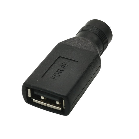 1pcs DC Connector 5.5*2.1/5.5x2.1mm Female Socket jack to USB 2.0 Male Plug -CE00185-Veeddydropshipping