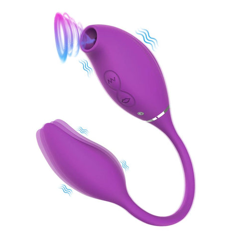 15 Mode Clitoral Sucking Vibrator Vagina Vibrating Egg 2 in 1 G Spot Clitoris -BH01268-Veeddydropshipping