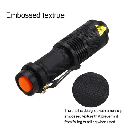 Vastfire Mini SK68 Zoomable 1200LM XPE LED Waterproof Flashlight Torch-TI00798-Veeddydropshipping