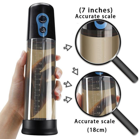 Penis Enlarger Pump Rechargeable Penis Pump Powerful USB Automatic Device -BH01307-Veeddydropshipping