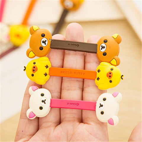 3 pcs Cute Cartoon Mobile Phone USB Cable Cable Winder Cable Control Cable Protector-PA00864-Veeddydropshipping