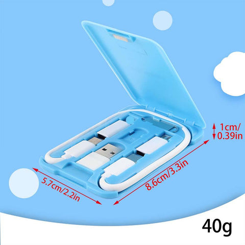 Multi-functional USB Cable Card Kit Storage Box-Veeddydropshipping