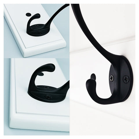 Wood Coat Rack Wall Mount with 4 Hooks-HA01575-Veeddydropshipping