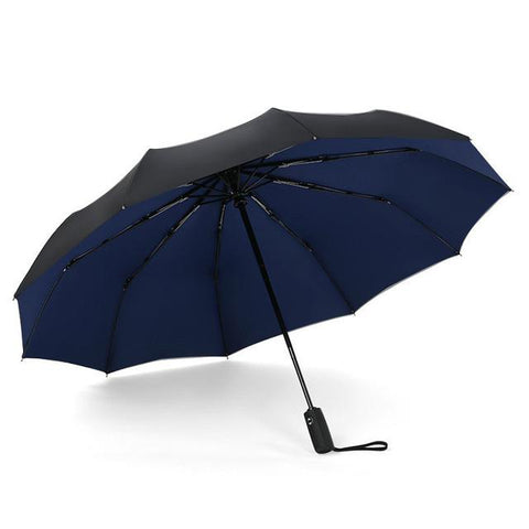 Double-lined Automatic Umbrella Windproof Travel Umbrella-HA01911-Veeddydropshipping