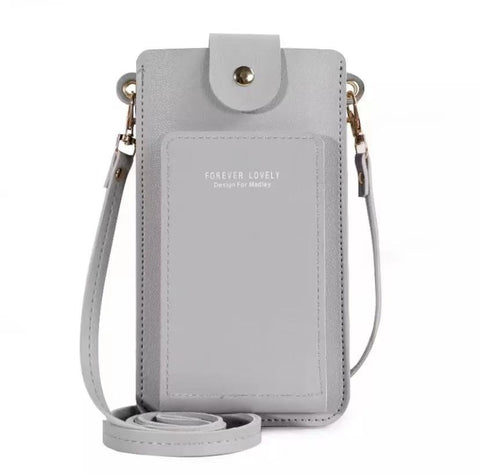 Touch Screen Handbag Leather Messenger Shoulder Bags-BS00354-Veeddydropshipping