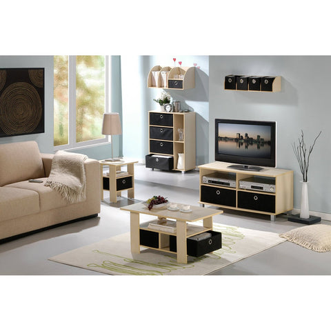 Andrey Coffee Table with Bin Drawer-HA01705-Veeddydropshipping
