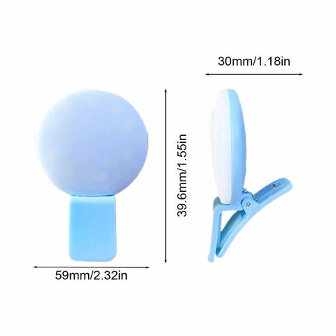 Clip Fill Video Light Rechargeable Selfie Video Light Portable Mini Ring Light For Photographing-PA00819-Veeddydropshipping