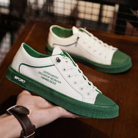 Vulcanize Shoes Canvas Shoes All-match Comfortable Men-BS01428-Veeddydropshipping