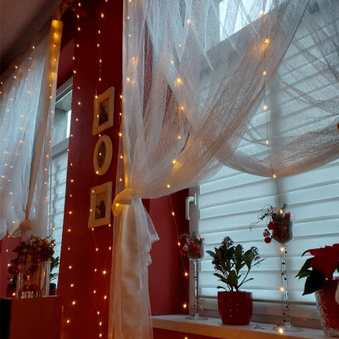 3M USB LED Curtains Festoon Led Light Garlands Christmas Lights Ramadan-TI00918-Veeddydropshipping