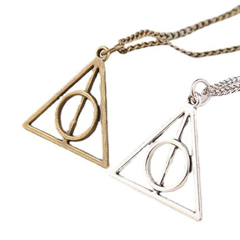 Triangle Pendant Character Movie Fashion Jewelry Necklace-JW01285-Veeddydropshipping