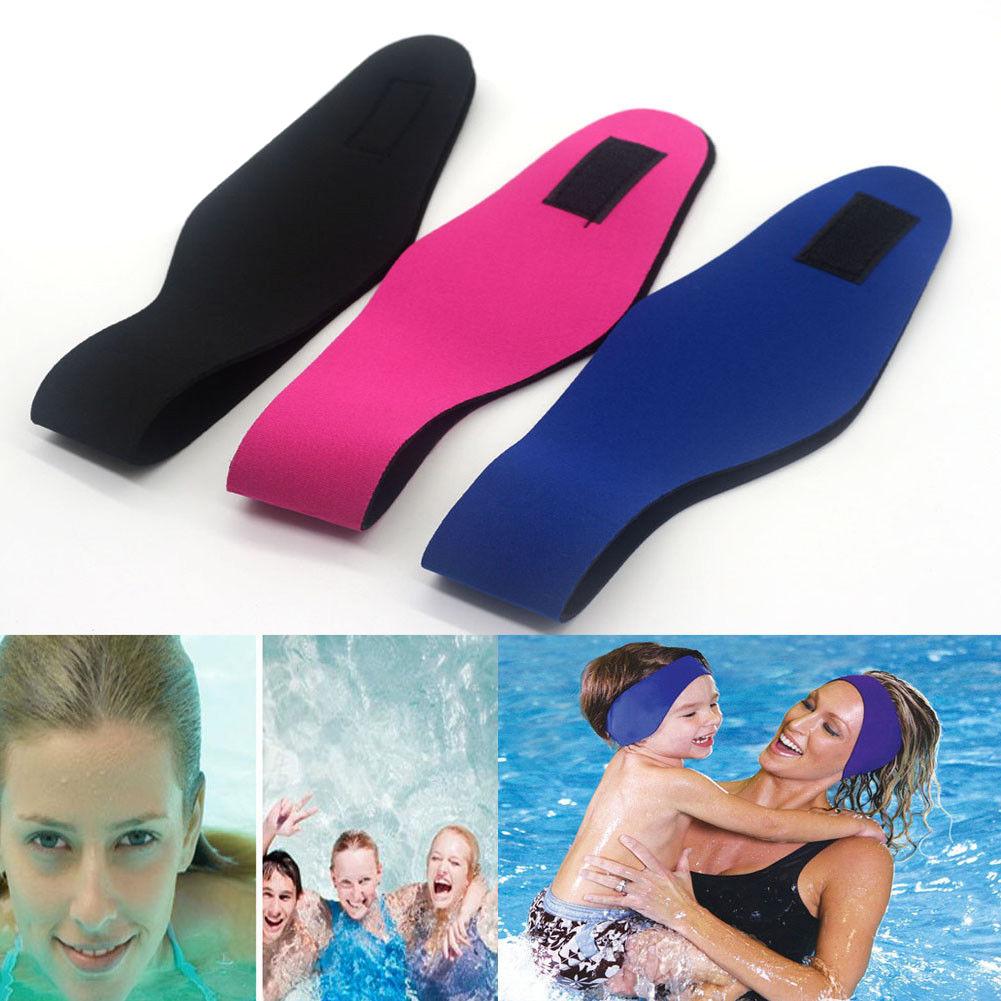 Adjustment Women Men Adult Kids Swimming Bathing Yoga Waterproof Ear Hair Band -OS00207-Veeddydropshipping