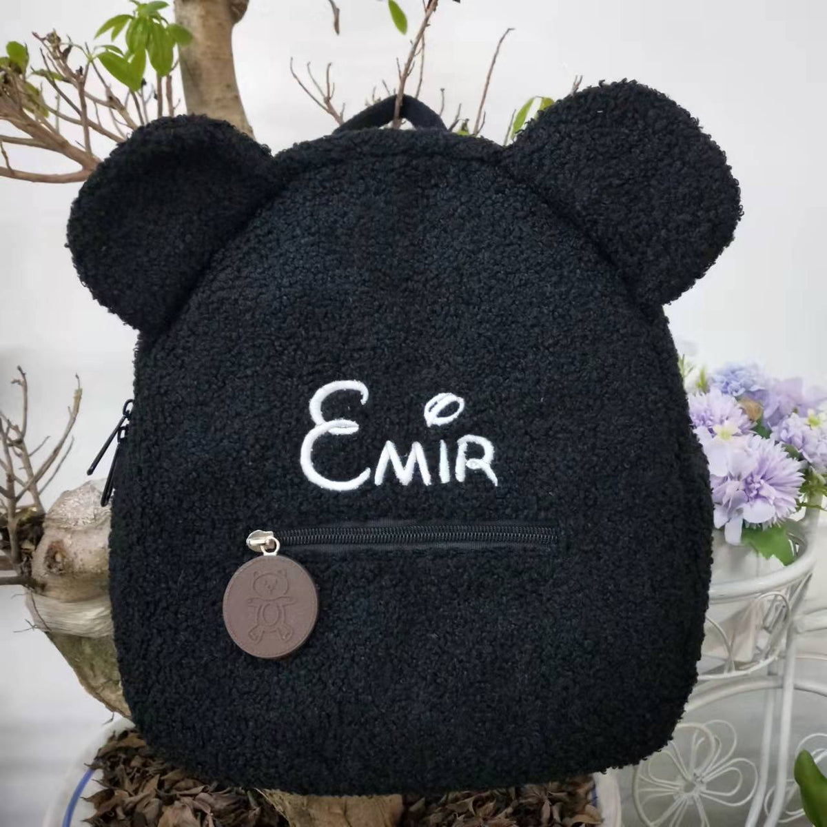 Toddler Backpack Lightweight Plush Bear Preschool Bag Kids Custom Name-BS00006-Veeddydropshipping