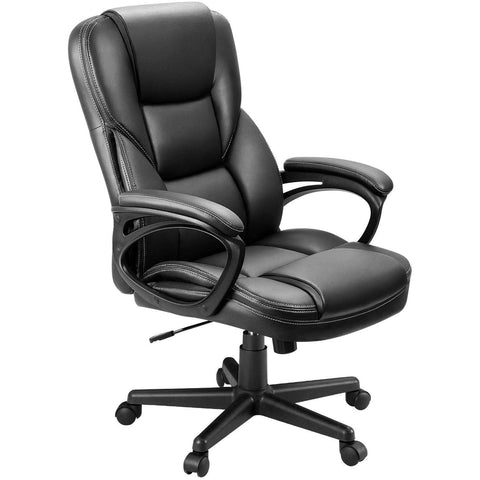 Faux Leather High-Back Executive Office Chair-HA01604-Veeddydropshipping