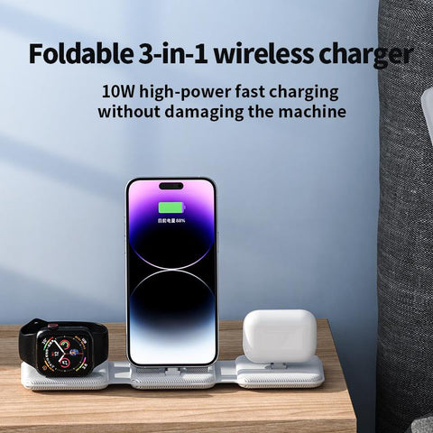 18W 3 in 1 Magnetic Wireless Charger Stand Pad for iPhone-PA01065-Veeddydropshipping
