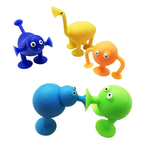 Animal Sucker Toys DIY Silicone Block Model Sucker Assembled Construction-TB01490-Veeddydropshipping