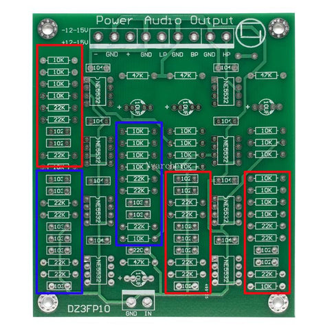 Bass Midrange Treble 3Way Crossover Audio Board  NE5532P Frequency Divider-CE00915-Veeddydropshipping