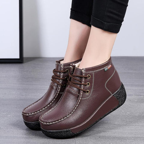 Waterproof Keep Warm Winter Boots Plush Botas Casual-BS00955-Veeddydropshipping