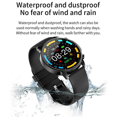 Full Screen Touch Watch  Waterproof Heart Rate Blood Monitor for iOS Android-JW01164-Veeddydropshipping