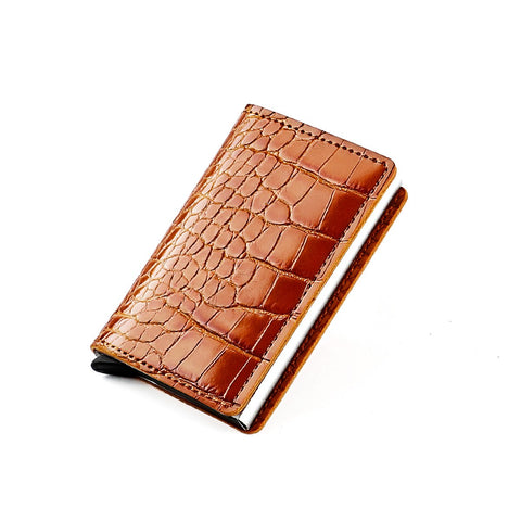 Cards Holders Leather RFID Wallet Mini Money Clips Business -BS00618-Veeddydropshipping