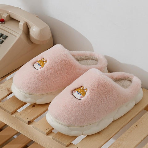 Slippers Men Women Indoor Floor Flat Solid Colo Home Non-slip-BS01296-Veeddydropshipping