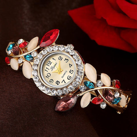 Luxury Diamonds Wrist Watch Steel Bracelet  Clock Gifts -JW01009-Veeddydropshipping