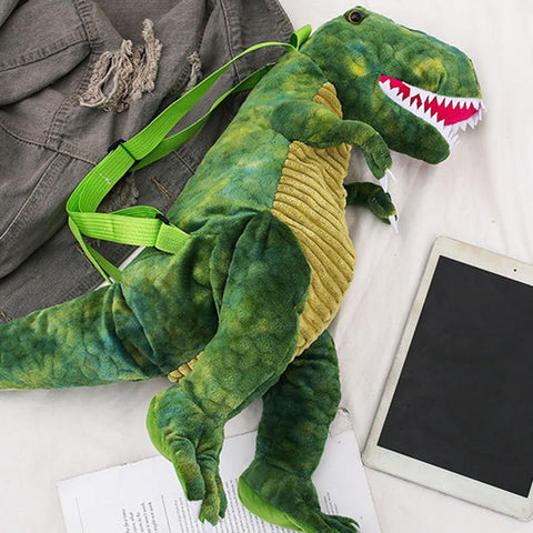 Children Dianosaur Backpacks Kids Doll Plush Bag 3D Dinosaur Baby-TB00025-Veeddydropshipping