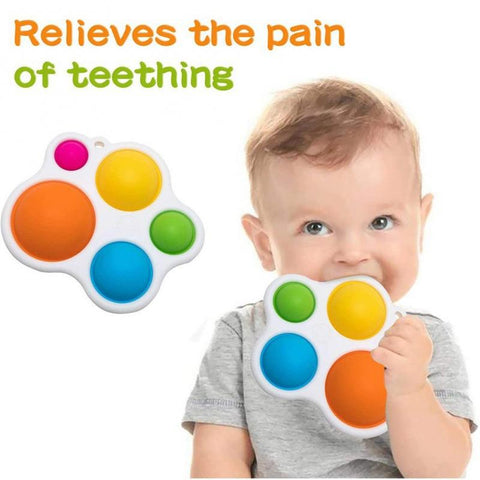 Infant Baby Toys Montessori Exercise Board Rattle Puzzle-TB01514-Veeddydropshipping