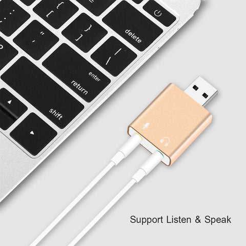 External  Headphone Adapter Stereo Audio Mic Sound Card-CO00086-Veeddydropshipping
