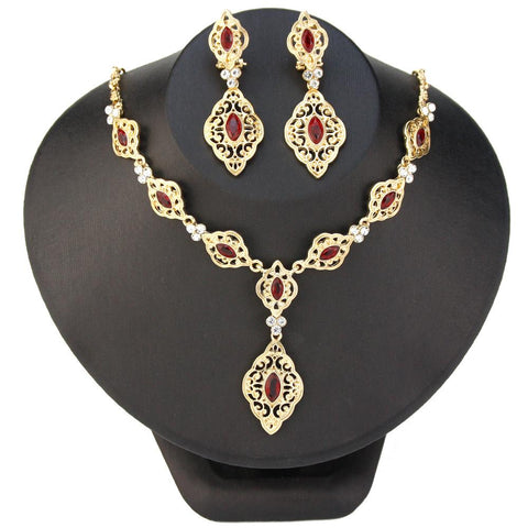 Jewelry Sets Morocco Style Earring Necklace Set  -JW00351-Veeddydropshipping