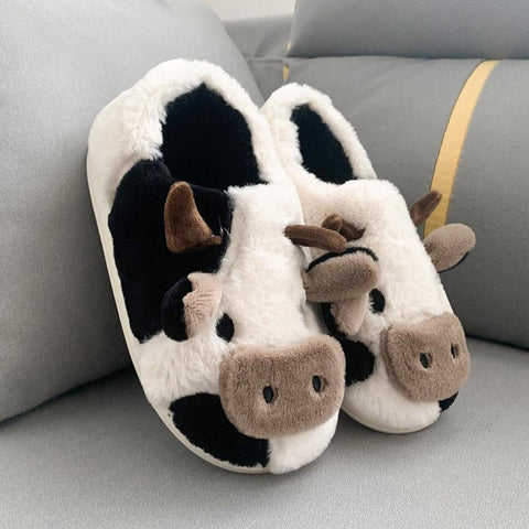 Panda Indoor Slippers Fluffy Winter Warm Slippers-BS01275-Veeddydropshipping