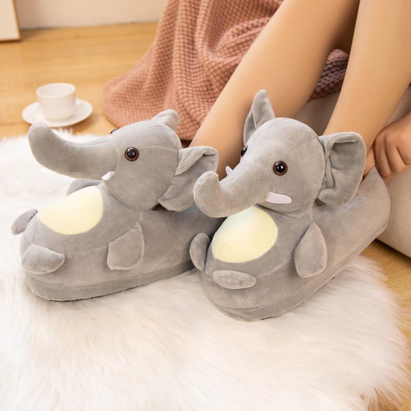 Warm Winter Slides Soft Plush Doll Indoor Cute Bedroom-BS01202-Veeddydropshipping