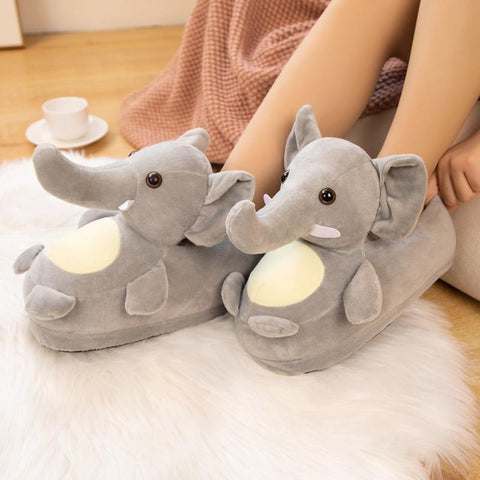 Warm Winter Slides Soft Plush Doll Indoor Cute Bedroom-BS01202-Veeddydropshipping