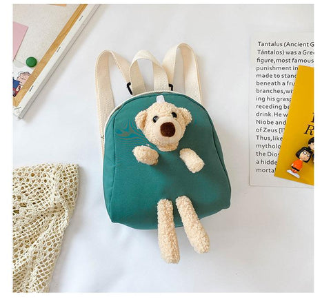 Children's Plush Bear Bag Backpack Messenger Bag-TB00024-Veeddydropshipping