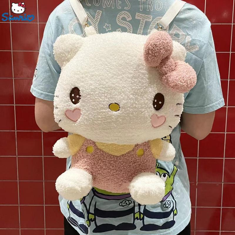 Kawaii Kitten Plush Backpacks Cute Stuffed Pink Purple Cartoon-TB00091-Veeddydropshipping